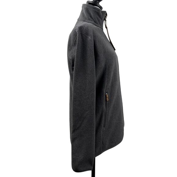 Fjallraven Stina Fleece Sweater Jacket Coat Ovik Women's M Dark Grey Zip Up - Picture 8 of 13